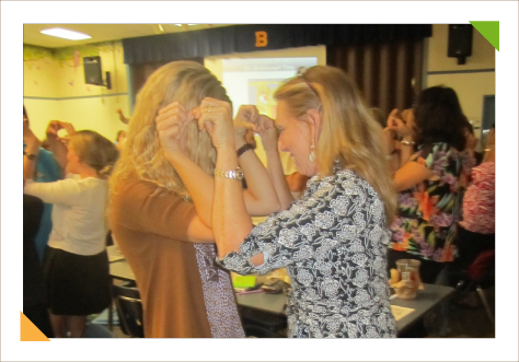 Teachers learn how to build meaningful connections with children at teacher workshop led by educational consulting expert Kim Hughes